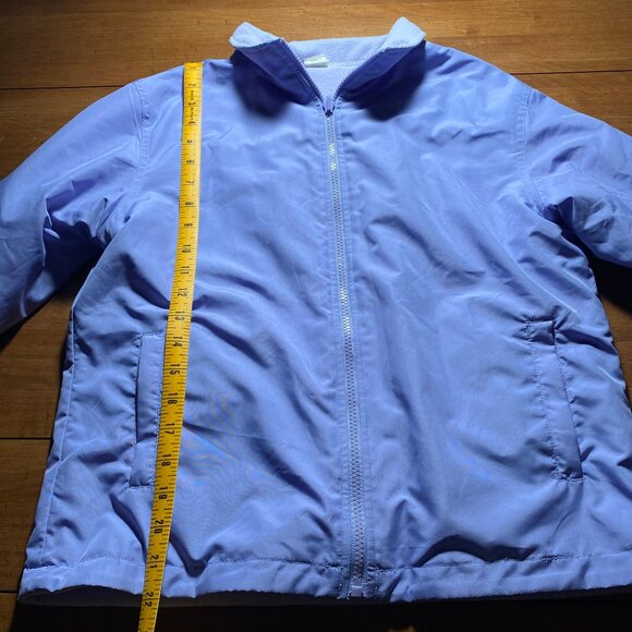 Girls Reversible Purple Jacket Size Large (12-14) - Picture 9 of 14